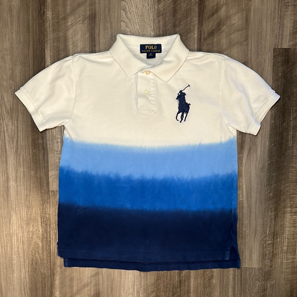 Polo Ralph Lauren Large Pony Gradient Fade Polo - Medium (10/12)